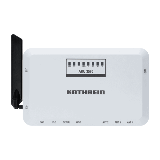 Kathrein ARU3570 GEN4 Fixed Industrial RFID Reader/Writer Unit [Built-in Reader/Writer Antenna | 3 x Slave Antenna Input] [UHF | ETSI |865-868 Mhz]