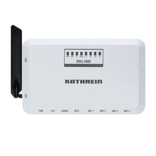 Kathrein RRU4560 GEN4 Sabit Endüstriyel RFID Kontrolör Ünitesi [Ana Kontrolör | 4 x Slave Anten Girişli ] [UHF | ETSI |865-868 Mhz]