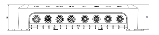 Kathrein RRU4560 GEN4 Sabit Endüstriyel RFID Kontrolör Ünitesi [Ana Kontrolör | 4 x Slave Anten Girişli ] [UHF | ETSI |865-868 Mhz]