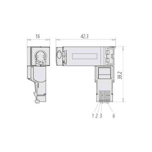 Balluff BCC02HH M8x1 4 Pin Straight Male A-Coded Metal Connector