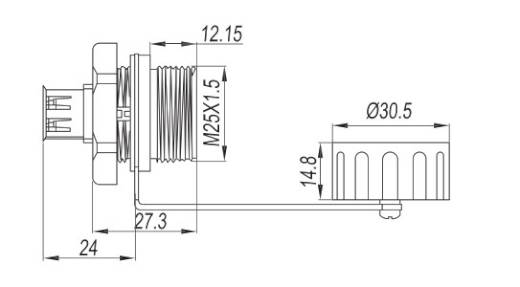 FAS USB 2.0 Pano Montaj Soket